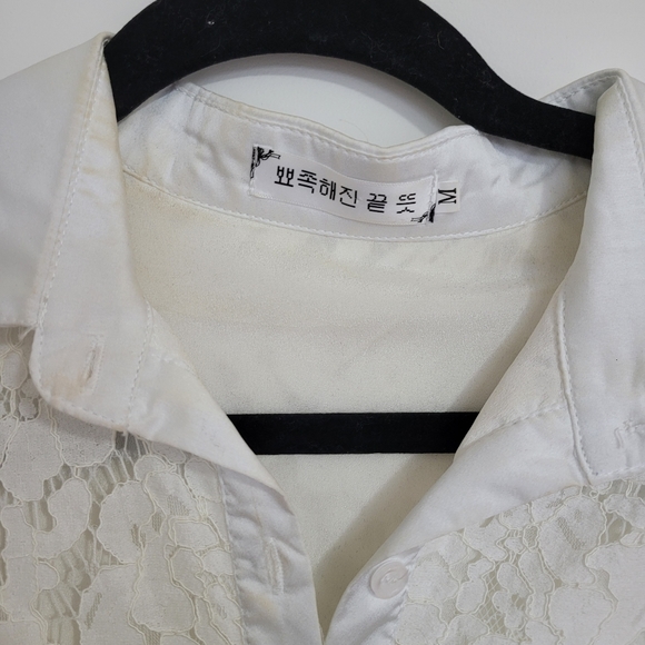 Midi white lace dress - Picture 2 of 3